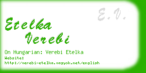 etelka verebi business card